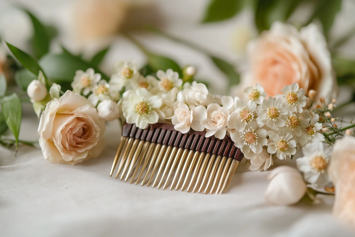 Les erreurs à éviter avec votre coiffure de mariage avec cheveux mi-longs détachés