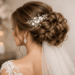 Coiffure de mariage : cheveux longs en chignon, le choix chic et élégant