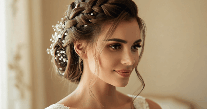 Guide pour réaliser une coiffure de mariage de coté chez soi