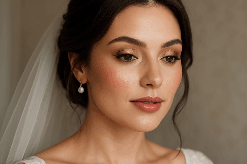 modèle de maquillage