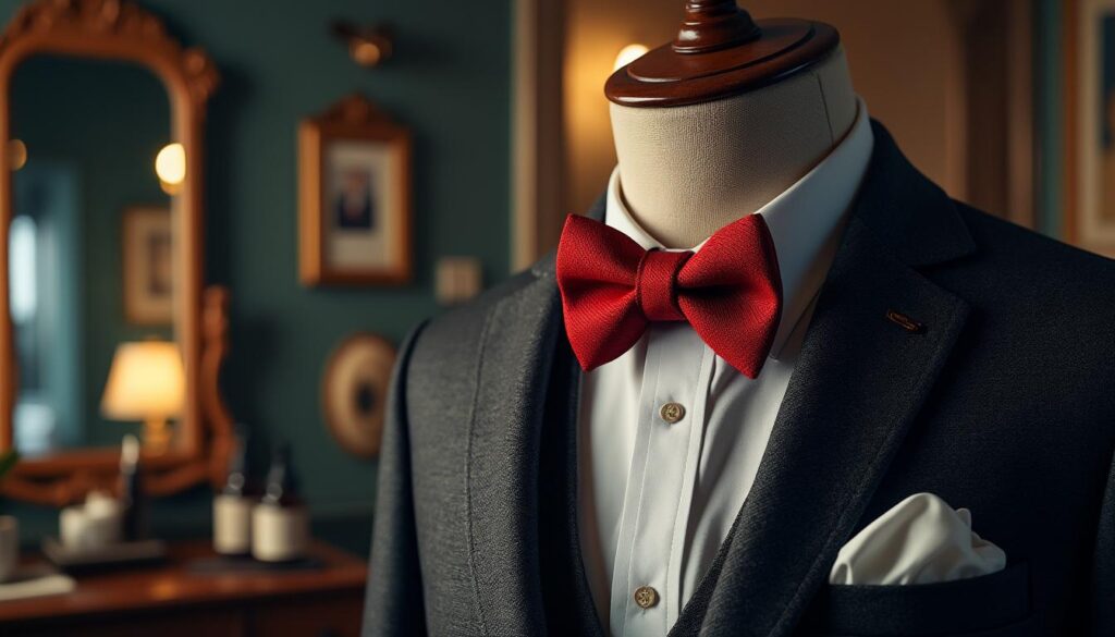 découvrez la signification du nœud papillon rouge dans la garde-robe masculine. explorez son histoire, son symbolisme, et comment il peut ajouter une touche d'élégance et de personnalité à votre style vestimentaire.