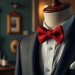 La signification du nœud papillon rouge dans la garde-robe masculine