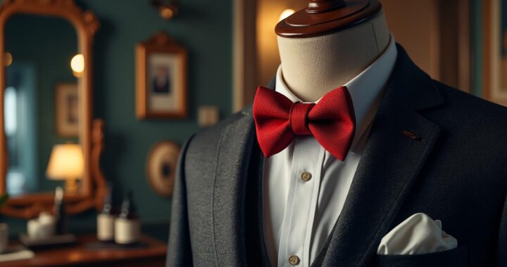 La signification du nœud papillon rouge dans la garde-robe masculine