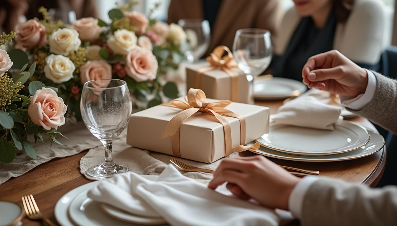 découvrez combien donner en moyenne pour un cadeau de mariage et obtenez des conseils pratiques pour trouver le montant idéal à offrir. que ce soit pour un ami proche ou un membre de la famille, cet article vous guide pour faire le bon choix et faire plaisir aux jeunes mariés.