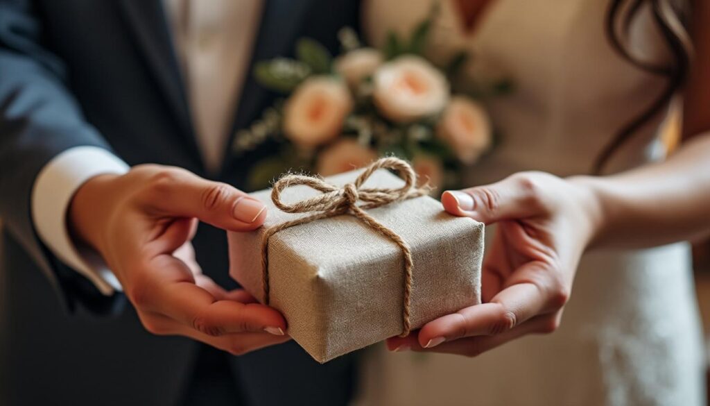 découvrez pourquoi offrir un cadeau personnalisé lors d'un mariage revêt une signification profonde. explorez la symbolique derrière ces attentions uniques qui renforcent les liens entre les mariés et leurs proches.