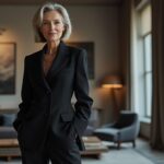 Tendances actuelles des tailleurs pantalons de mariage pour femme 60 ans à adopter