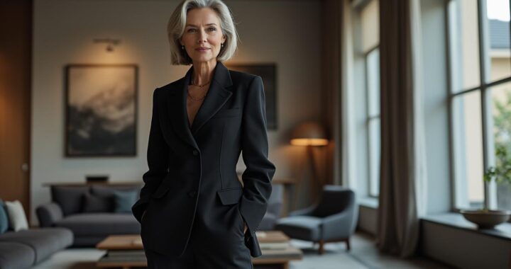 Tendances actuelles des tailleurs pantalons de mariage pour femme 60 ans à adopter