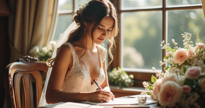 Comment rédiger un texte pour son mari le jour du mariage qui le touchera ?
