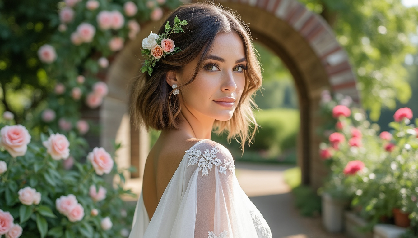découvrez des idées de coiffures de mariage avec un carré wavy, parfaites pour sublimer chaque forme de visage et vous offrir un look élégant et personnalisé le jour j.