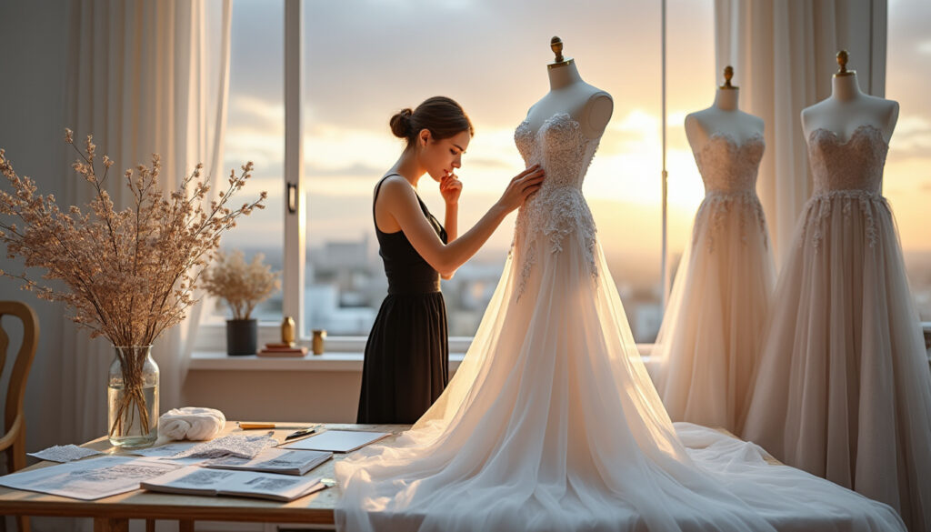 découvrez les éléments essentiels à prendre en compte pour dessiner une robe de mariée unique : choix des tissus, coupe, détails et tendances pour créer une tenue inoubliable.