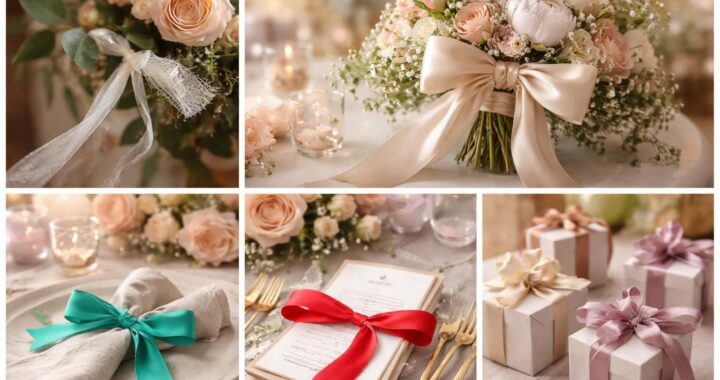 5 erreurs à éviter lors du choix du ruban pour un mariage