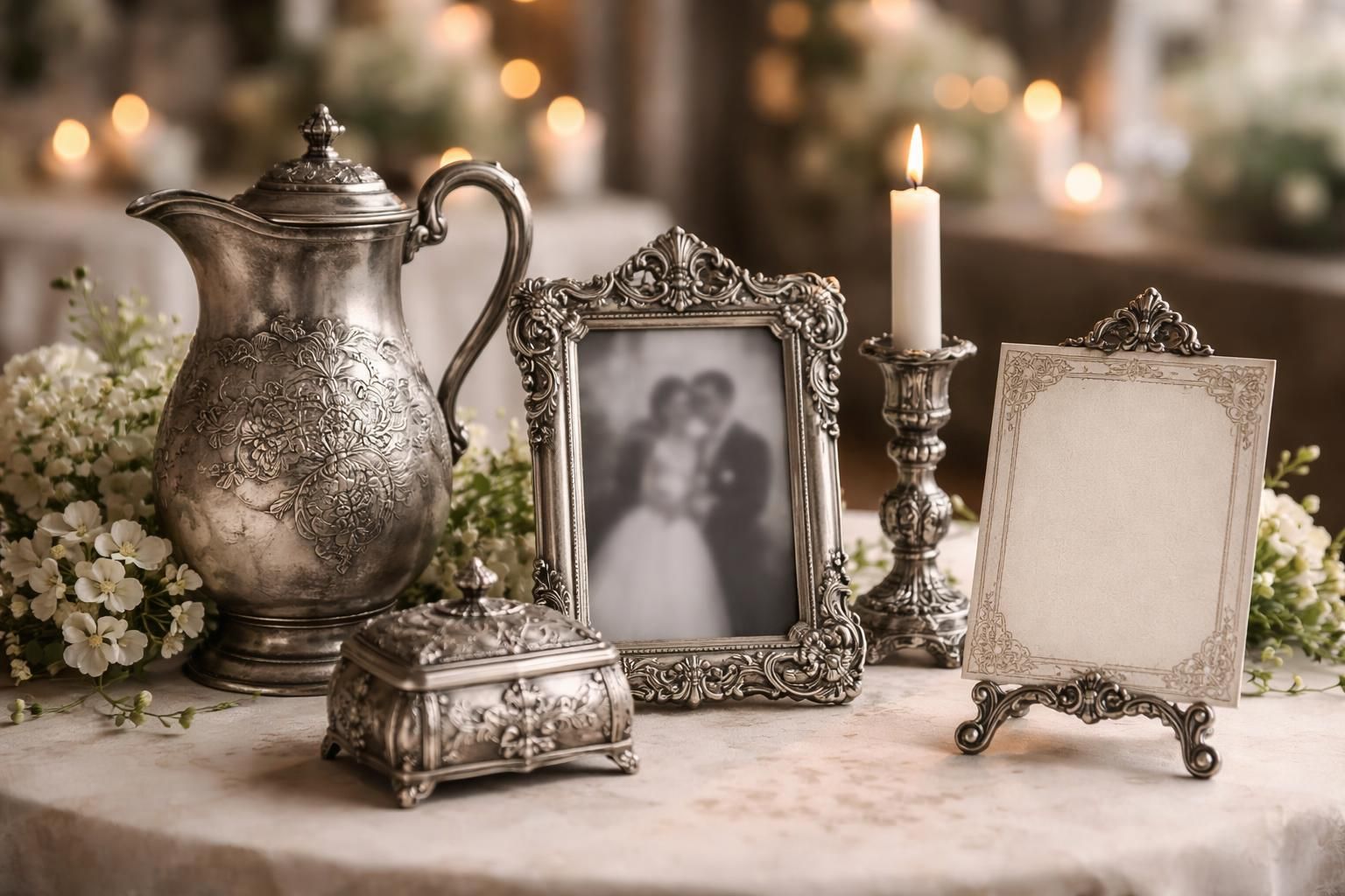 découvrez 5 idées d'objets en étain parfaits pour un mariage au style vintage, alliant charme rétro et élégance intemporelle pour une décoration unique.