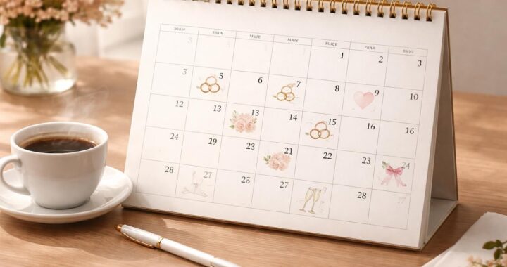 Calendrier détaillé des anniversaires de mariage : la liste