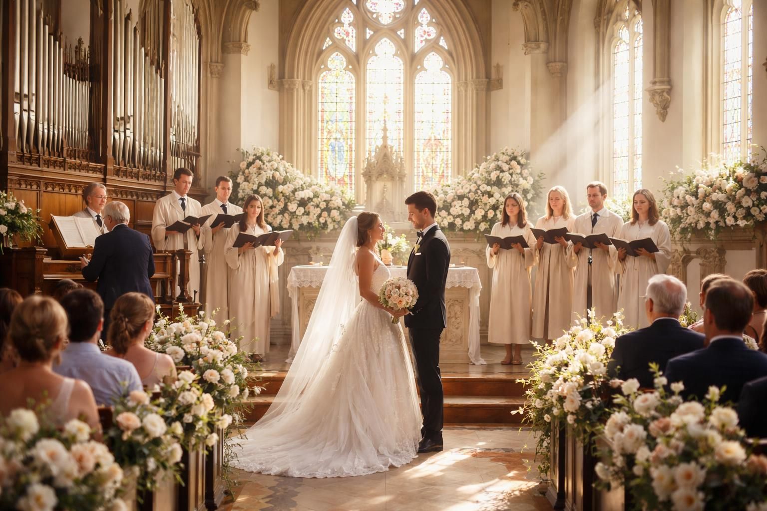 découvrez notre guide complet pour choisir les chants parfaits lors de votre messe de mariage et personnaliser votre cérémonie selon vos envies.