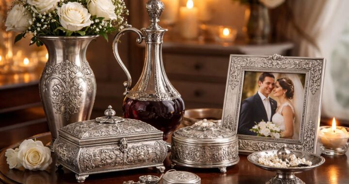 Les plus beaux objets en étain pour 10 ans de mariage à offrir en cadeau