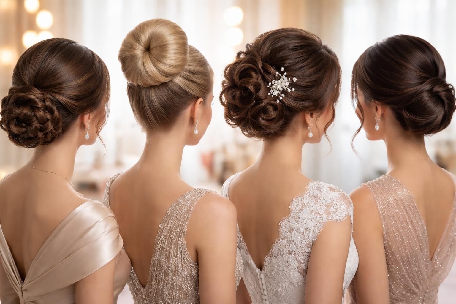 découvrez nos astuces pour réussir vos chignons et coiffures de soirée ou de mariage, afin d'assurer un maintien impeccable toute la journée et la nuit.