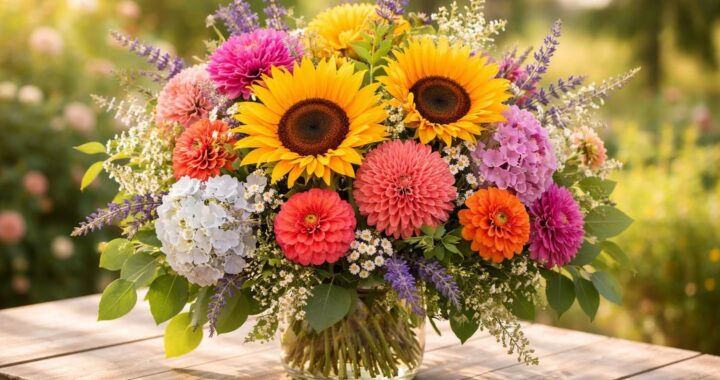 Fleurs de saison en août pour un mariage : les tendances florales à ne pas manquer