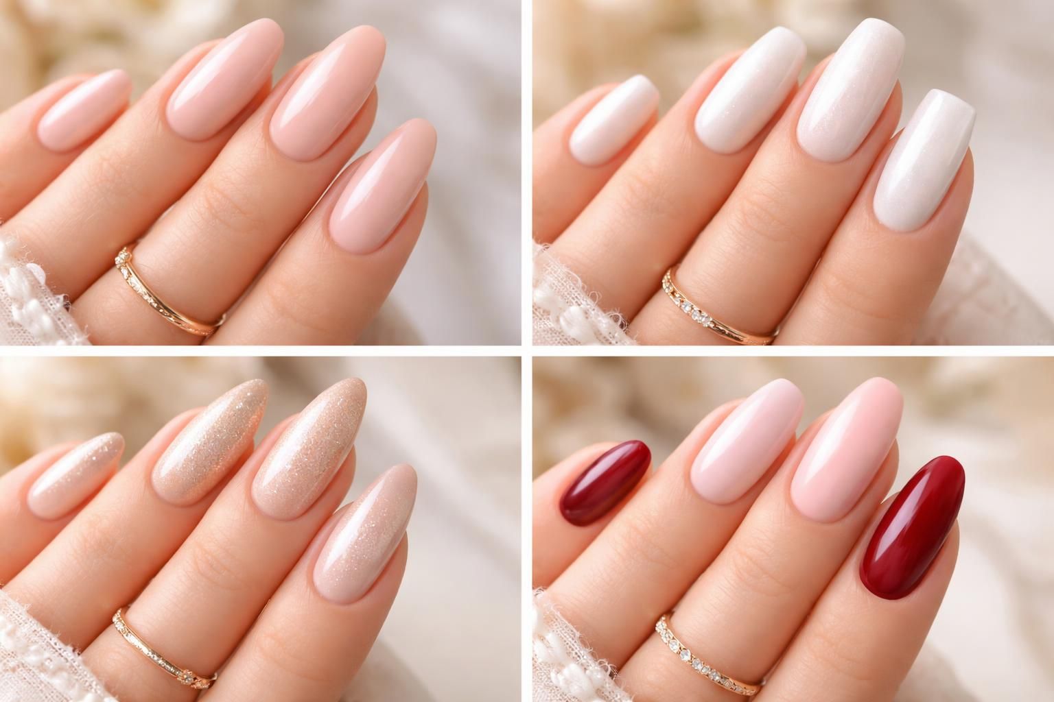 découvrez les formes et couleurs d'ongles de mariage qui subliment vos photos. guide complet pour des ongles parfaits le jour j.