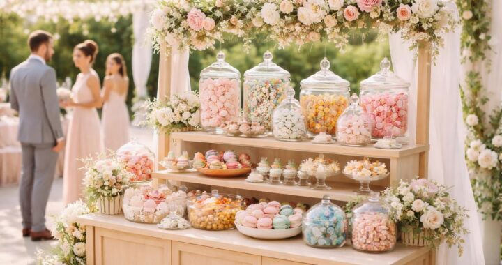 Pourquoi un meuble “candy bar” pour un mariage est incontournable cette saison