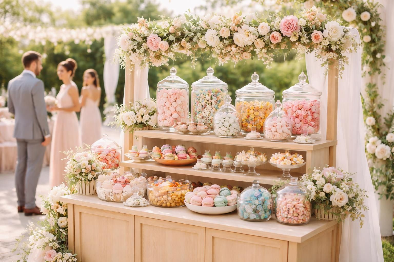 découvrez pourquoi un meuble « candy bar » est l'élément incontournable pour sublimer votre mariage cette saison, alliant gourmandise et élégance pour ravir vos invités.