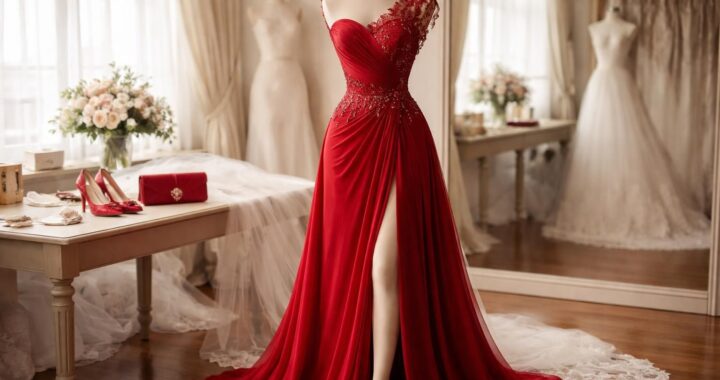 Robe rouge pour mariage : comment dénicher la tenue idéale