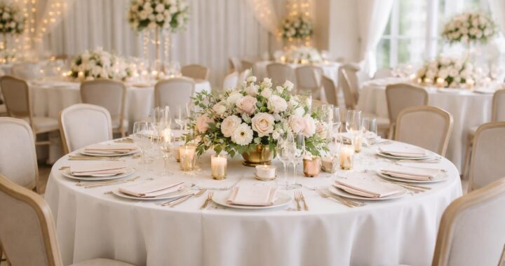 Table ronde pour un mariage : astuces pour optimiser l&rsquo;espace
