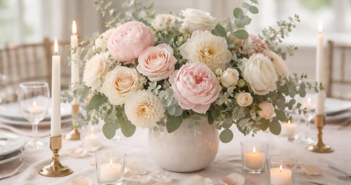 Centre de table mariage : idées de compositions florales élégantes