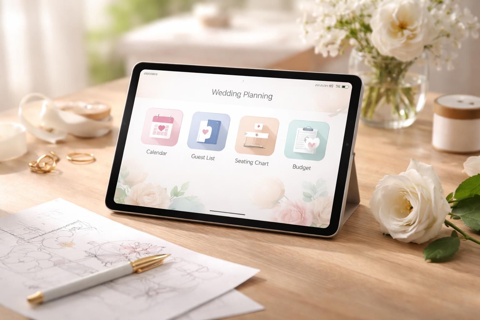 découvrez la tablette tactile innovante qui remplace efficacement le classeur d’organisation de mariage, facilitant la planification et le suivi de votre grand jour avec simplicité et modernité.