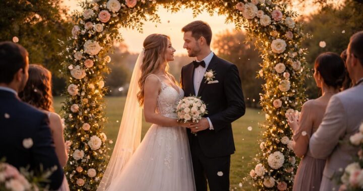 Poème pour un mariage romantique