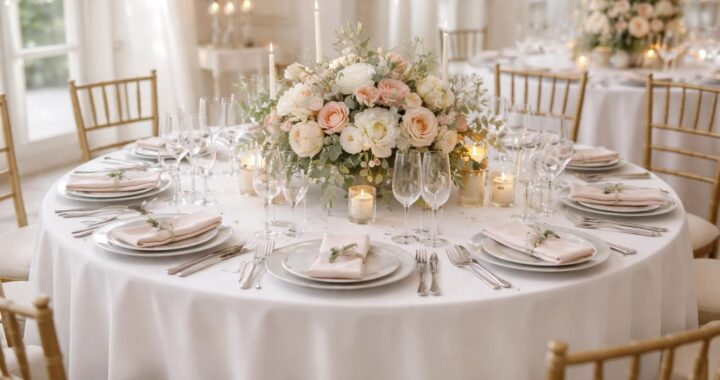 Table ronde pour un mariage : les erreurs à éviter pour une réception élégante