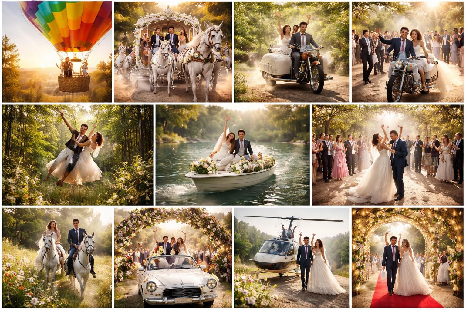 découvrez le top 10 des idées originales pour une arrivée des mariés inoubliable et surprenez vos invités avec des moments magiques et uniques lors de votre mariage.