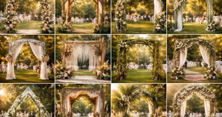 Top 10 des styles de location d’arche pour un mariage mémorable