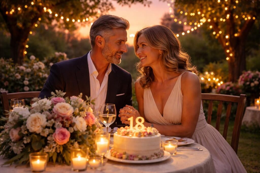 découvrez des idées et conseils pour célébrer le 18e anniversaire de mariage avec amour et originalité.