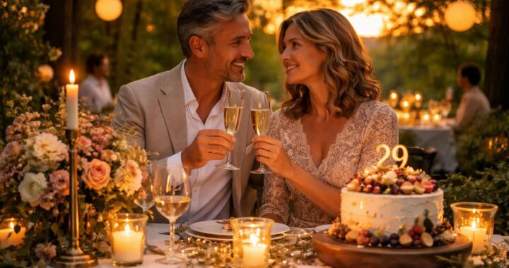 Célébration originale des 29 ans de mariage