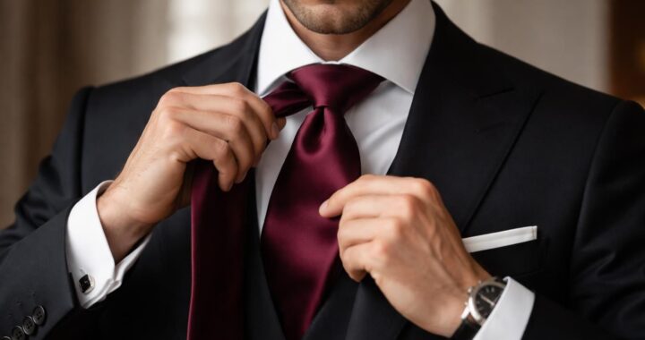 Comment nouer une cravate large pour un mariage avec classe