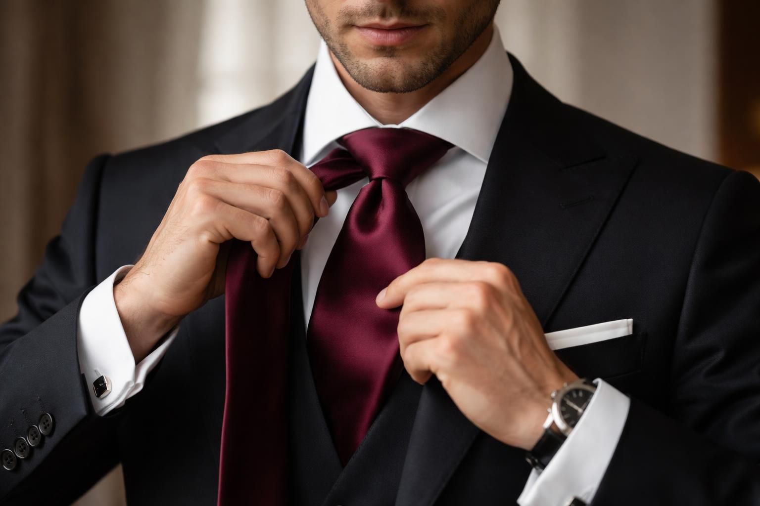 apprenez à nouer une cravate large avec élégance pour un mariage et adoptez un style raffiné et classe grâce à notre guide étape par étape facile à suivre.