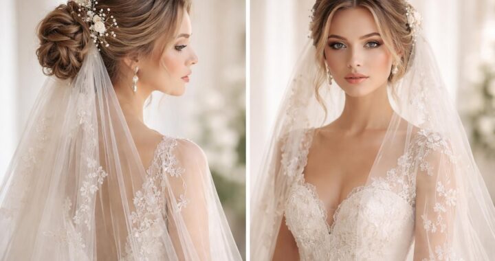 Inspirations de voile et coiffure de mariage pour un style unique