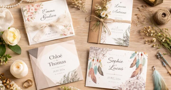 Les meilleures réponses pour un faire-part de mariage en fonction de votre thème