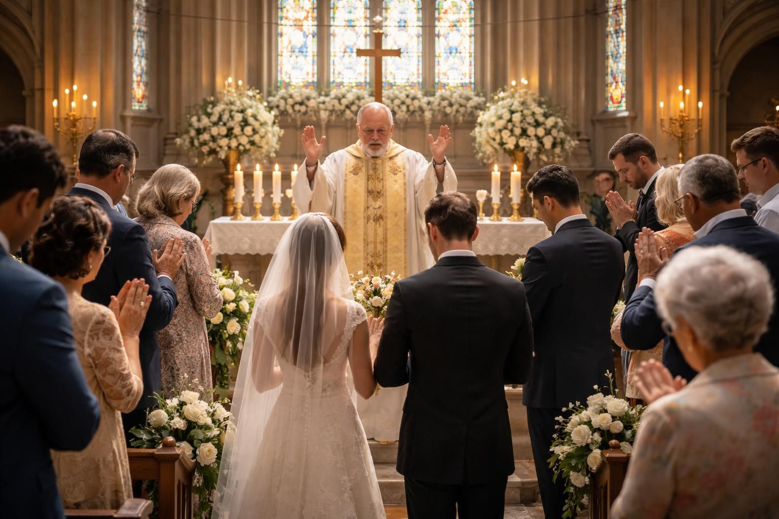 découvrez une prière universelle adaptée pour un mariage religieux, reflétant l'amour, la foi et l'union sacrée des époux.