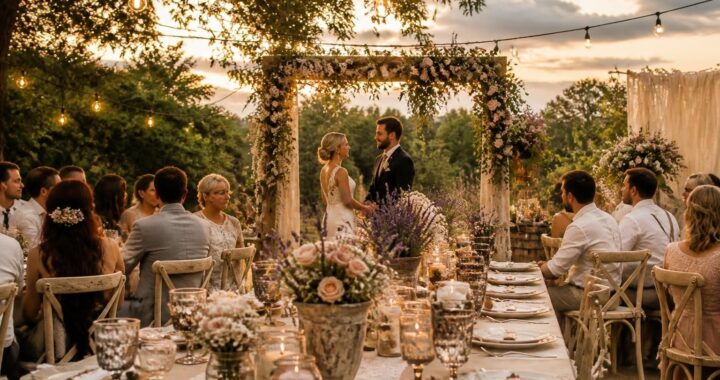 Célébration shabby chic : un mariage tout en élégance rustique