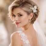 Coiffure de mariage : styles chics pour cheveux courts
