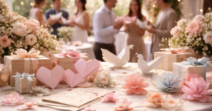 Comment réaliser des souvenirs inoubliables avec de l&rsquo;origami pour un mariage