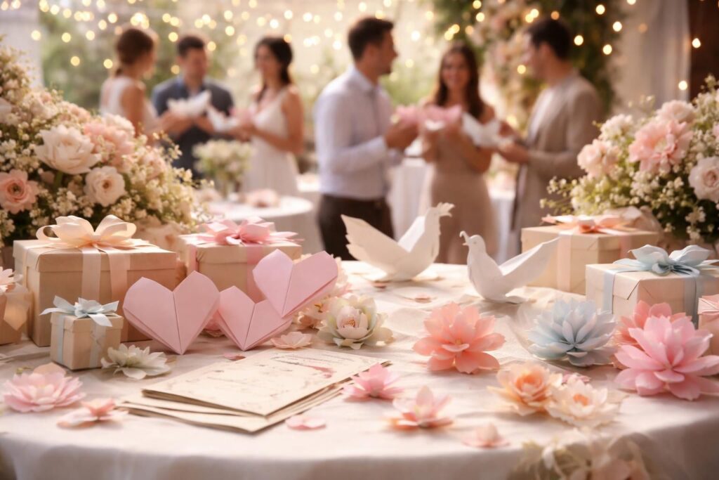 découvrez comment créer des souvenirs inoubliables pour votre mariage grâce à l'art délicat de l'origami, alliant créativité et émotion pour un jour unique.