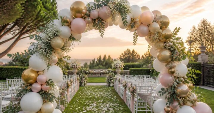 Créer une arche de ballons pour un mariage : idées créatives à explorer