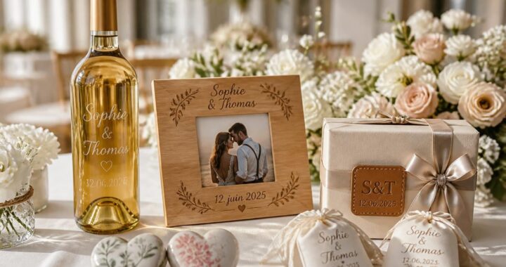 Idées cadeau original pour un mariage : personnalisez vos présents