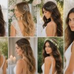 Inspirations de coiffure de mariage sur cheveux détachés pour la mariée moderne