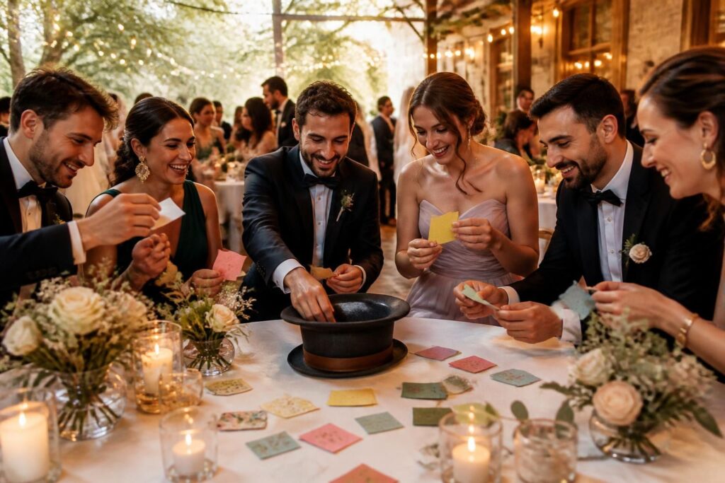 découvrez le jeu du chapeau pour mariage : règles simples, variantes amusantes et idées originales de papiers pour animer votre célébration et divertir vos invités.