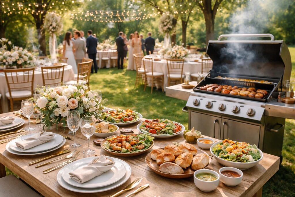 découvrez les indispensables pour organiser un barbecue réussi lors de votre mariage et offrir à vos invités une expérience inoubliable alliant convivialité et saveurs.