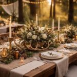 Thème chasse : idées pour déco de mariage élégante