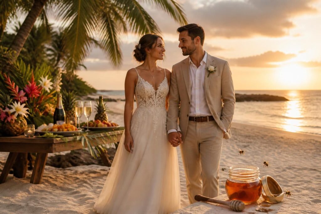 découvrez l'origine de l'expression « lune de miel » et explorez les traditions et coutumes qui entourent cette période romantique après le mariage.